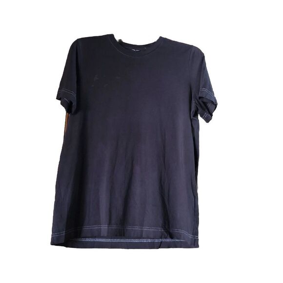 ARKET Extra-Long Staple Cotton Short Sleeve T-Shirt Purple - M - Picture 1 of 12